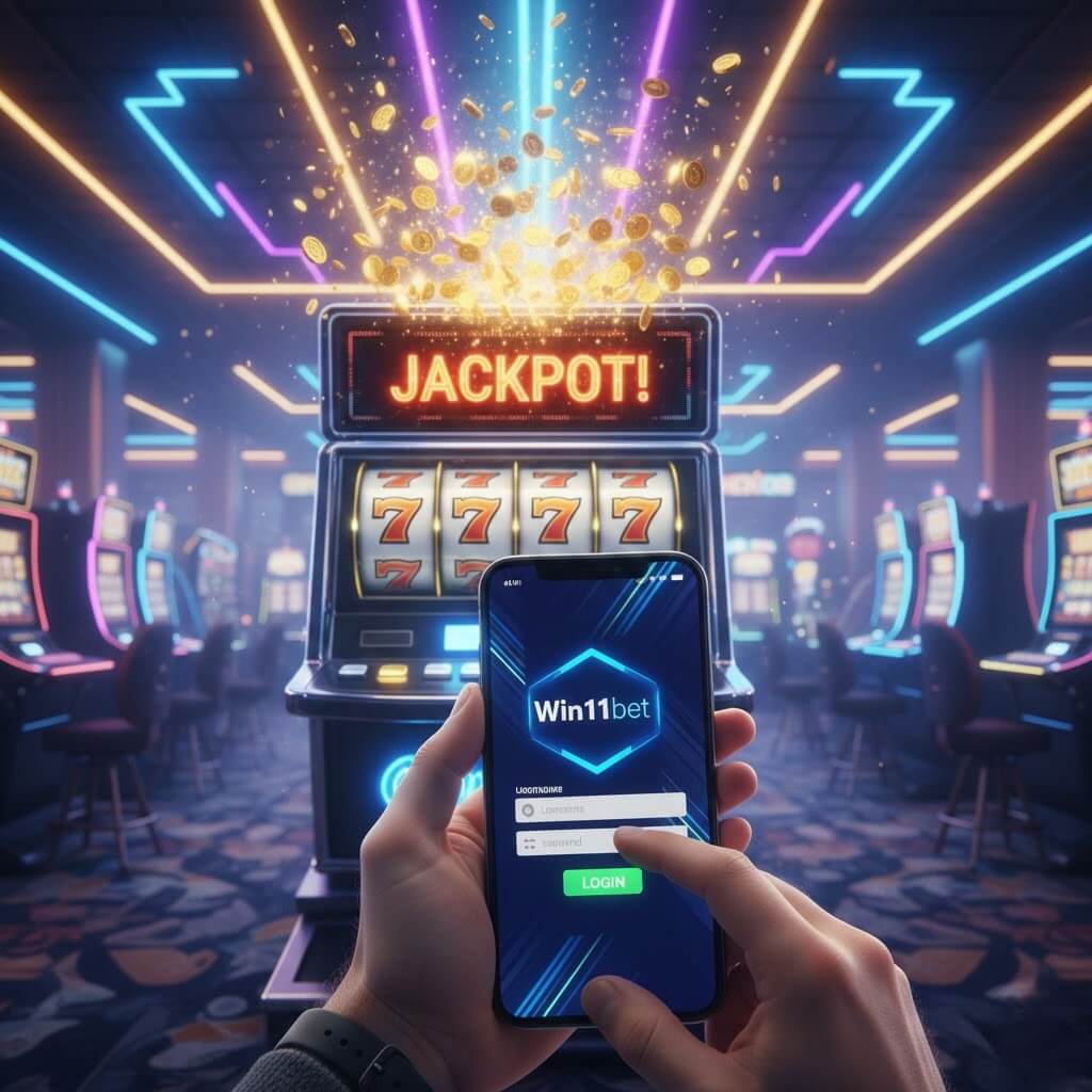 Pemain sedang login Win11bet untuk bermain slot gacor dengan RTP tinggi